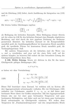 Bild der Seite - 147 - in Vorlesungen über Thermodynamik