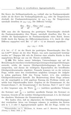 Bild der Seite - 151 - in Vorlesungen über Thermodynamik