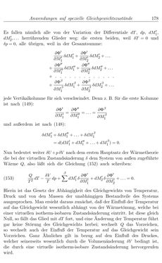 Bild der Seite - 178 - in Vorlesungen über Thermodynamik