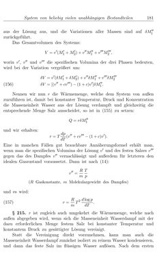 Bild der Seite - 181 - in Vorlesungen über Thermodynamik