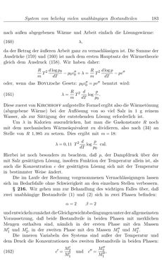 Image of the Page - 183 - in Vorlesungen über Thermodynamik