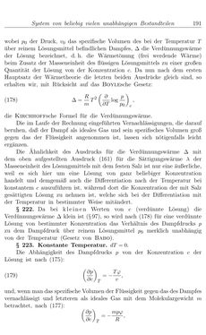 Bild der Seite - 191 - in Vorlesungen über Thermodynamik