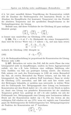 Bild der Seite - 193 - in Vorlesungen über Thermodynamik