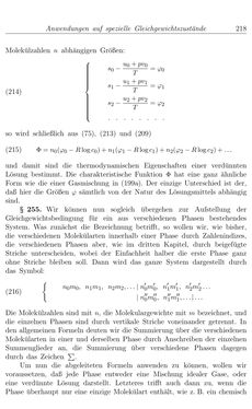 Image of the Page - 218 - in Vorlesungen über Thermodynamik