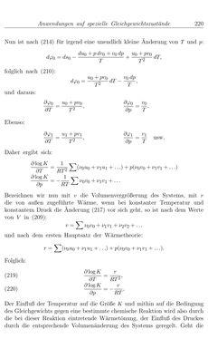 Image of the Page - 220 - in Vorlesungen über Thermodynamik