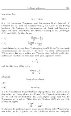 Image of the Page - 231 - in Vorlesungen über Thermodynamik
