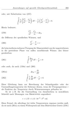 Bild der Seite - 260 - in Vorlesungen über Thermodynamik