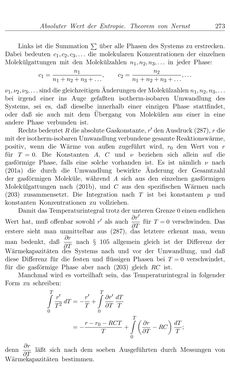 Bild der Seite - 273 - in Vorlesungen über Thermodynamik