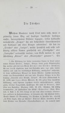 Image of the Page - 39 - in Tiroler Volkstypen - Beiträge zur Geschichte der Sitten und Kleinindustrie in den Alpen