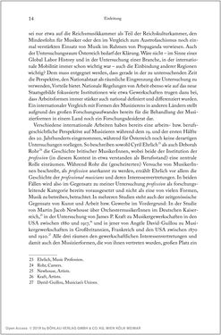 Bild der Seite - 14 - in Über die Produktion von Tönen - Beziehungen von Arbeit und Musizieren, Österreich 1918 – 1938
