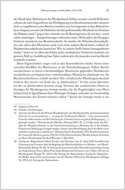 Image of the Page - 35 - in Über die Produktion von Tönen - Beziehungen von Arbeit und Musizieren, Österreich 1918 – 1938