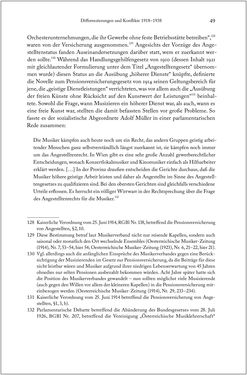 Bild der Seite - 49 - in Über die Produktion von Tönen - Beziehungen von Arbeit und Musizieren, Österreich 1918 – 1938