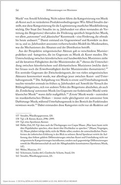 Bild der Seite - 54 - in Über die Produktion von Tönen - Beziehungen von Arbeit und Musizieren, Österreich 1918 – 1938