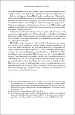 Bild der Seite - 63 - in Über die Produktion von Tönen - Beziehungen von Arbeit und Musizieren, Österreich 1918 – 1938