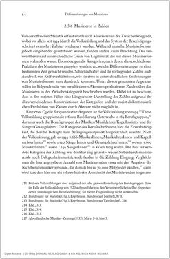 Image of the Page - 64 - in Über die Produktion von Tönen - Beziehungen von Arbeit und Musizieren, Österreich 1918 – 1938