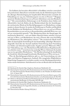 Bild der Seite - 67 - in Über die Produktion von Tönen - Beziehungen von Arbeit und Musizieren, Österreich 1918 – 1938