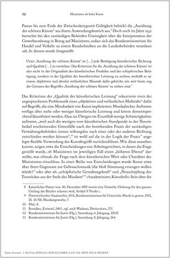 Bild der Seite - 98 - in Über die Produktion von Tönen - Beziehungen von Arbeit und Musizieren, Österreich 1918 – 1938