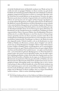 Bild der Seite - 102 - in Über die Produktion von Tönen - Beziehungen von Arbeit und Musizieren, Österreich 1918 – 1938