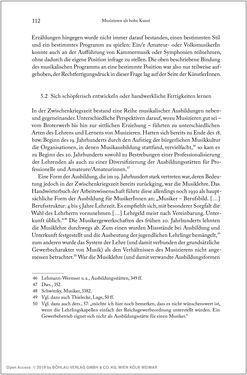 Bild der Seite - 112 - in Über die Produktion von Tönen - Beziehungen von Arbeit und Musizieren, Österreich 1918 – 1938