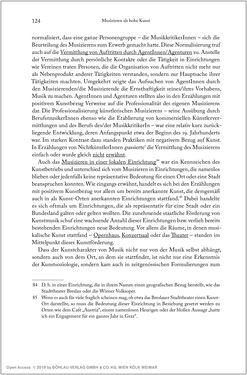 Bild der Seite - 124 - in Über die Produktion von Tönen - Beziehungen von Arbeit und Musizieren, Österreich 1918 – 1938