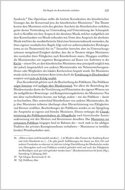 Bild der Seite - 125 - in Über die Produktion von Tönen - Beziehungen von Arbeit und Musizieren, Österreich 1918 – 1938