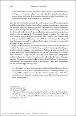 Bild der Seite - 140 - in Über die Produktion von Tönen - Beziehungen von Arbeit und Musizieren, Österreich 1918 – 1938