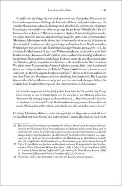Image of the Page - 149 - in Über die Produktion von Tönen - Beziehungen von Arbeit und Musizieren, Österreich 1918 – 1938