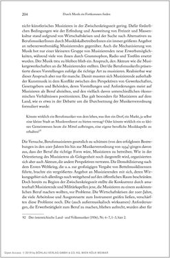 Image of the Page - 204 - in Über die Produktion von Tönen - Beziehungen von Arbeit und Musizieren, Österreich 1918 – 1938