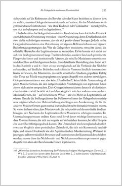 Image of the Page - 213 - in Über die Produktion von Tönen - Beziehungen von Arbeit und Musizieren, Österreich 1918 – 1938