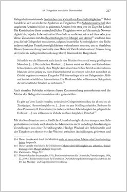 Image of the Page - 217 - in Über die Produktion von Tönen - Beziehungen von Arbeit und Musizieren, Österreich 1918 – 1938