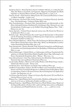 Image of the Page - 242 - in Über die Produktion von Tönen - Beziehungen von Arbeit und Musizieren, Österreich 1918 – 1938