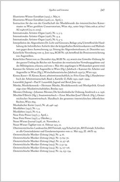 Image of the Page - 247 - in Über die Produktion von Tönen - Beziehungen von Arbeit und Musizieren, Österreich 1918 – 1938
