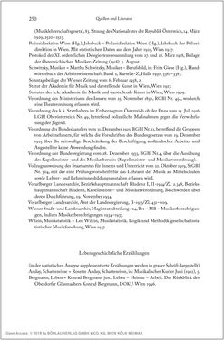Bild der Seite - 250 - in Über die Produktion von Tönen - Beziehungen von Arbeit und Musizieren, Österreich 1918 – 1938