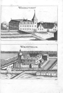 Image of the Page - (000071) - in Topographia Archiducatus Austriæ Inf. Modernæ - Das Viertel unter Wienerwaldt. Das Viertl ob Wienerwaldt.