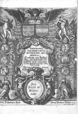 Image of the Page - (000073) - in Topographia Archiducatus Austriæ Inf. Modernæ - Das Viertel unter Wienerwaldt. Das Viertl ob Wienerwaldt.