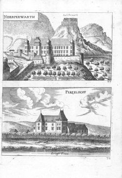 Image of the Page - (000112) - in Topographia Archiducatus Austriæ Inf. Modernæ - Das Viertel unter Wienerwaldt. Das Viertl ob Wienerwaldt.