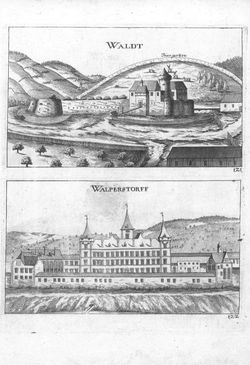 Bild der Seite - (000134) - in Topographia Archiducatus Austriæ Inf. Modernæ - Das Viertel unter Wienerwaldt. Das Viertl ob Wienerwaldt.