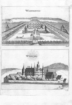 Bild der Seite - (000136) - in Topographia Archiducatus Austriæ Inf. Modernæ - Das Viertel unter Wienerwaldt. Das Viertl ob Wienerwaldt.