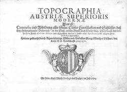 Image of the Page - (000005) - in Topographia Austriae Superioris Modernae