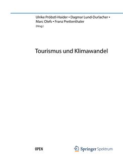 Bild der Seite - (000003) - in Tourismus und Klimawandel