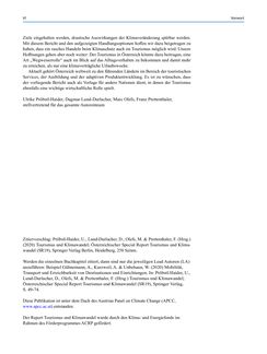 Bild der Seite - VI - in Tourismus und Klimawandel