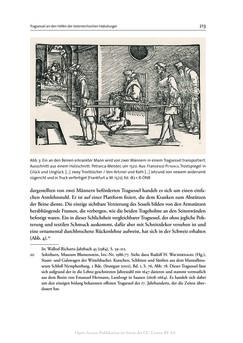 Bild der Seite - 213 - in Tragsessel in europäischen Herrschaftszentren - Vom Spätmittelalter bis Anfang des 18. Jahrhunderts