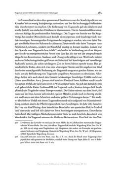 Bild der Seite - 285 - in Tragsessel in europäischen Herrschaftszentren - Vom Spätmittelalter bis Anfang des 18. Jahrhunderts