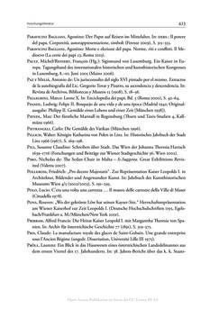 Bild der Seite - 423 - in Tragsessel in europäischen Herrschaftszentren - Vom Spätmittelalter bis Anfang des 18. Jahrhunderts