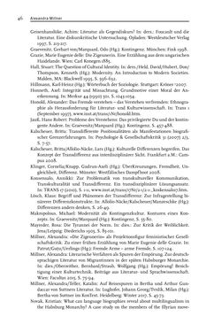 Bild der Seite - 46 - in Transdifferenz und Transkulturalität - Migration und Alterität in den Literaturen und Kulturen Österreich-Ungarns