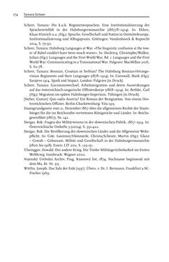 Bild der Seite - 174 - in Transdifferenz und Transkulturalität - Migration und Alterität in den Literaturen und Kulturen Österreich-Ungarns