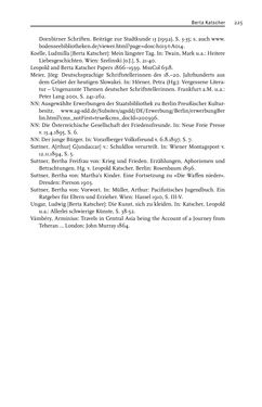 Image of the Page - 225 - in Transdifferenz und Transkulturalität - Migration und Alterität in den Literaturen und Kulturen Österreich-Ungarns