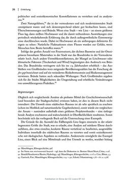 Bild der Seite - 26 - in Transformationen städtischer Umwelt - Das Beispiel Linz, 1700 bis 1900