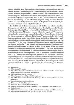 Bild der Seite - 183 - in Transformationen städtischer Umwelt - Das Beispiel Linz, 1700 bis 1900