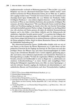 Bild der Seite - 238 - in Transformationen städtischer Umwelt - Das Beispiel Linz, 1700 bis 1900